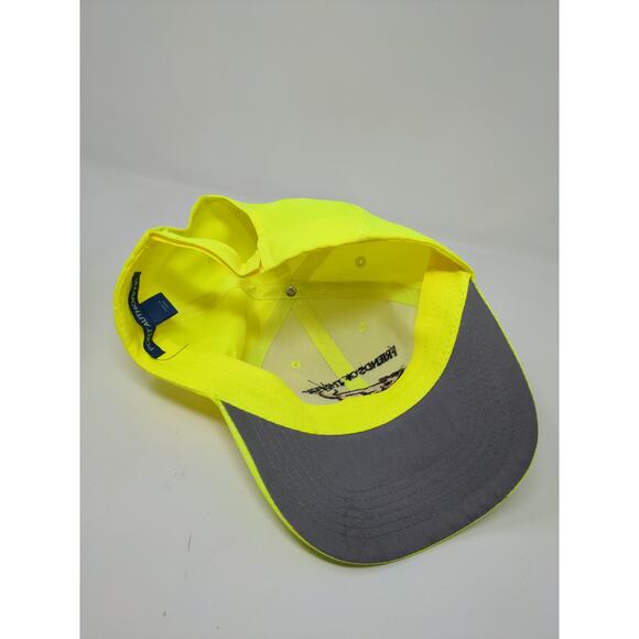 Autographed Friends of the Fox Hat Embroidered Strapback Yellow 2 Signatures - Picture 9 of 12
